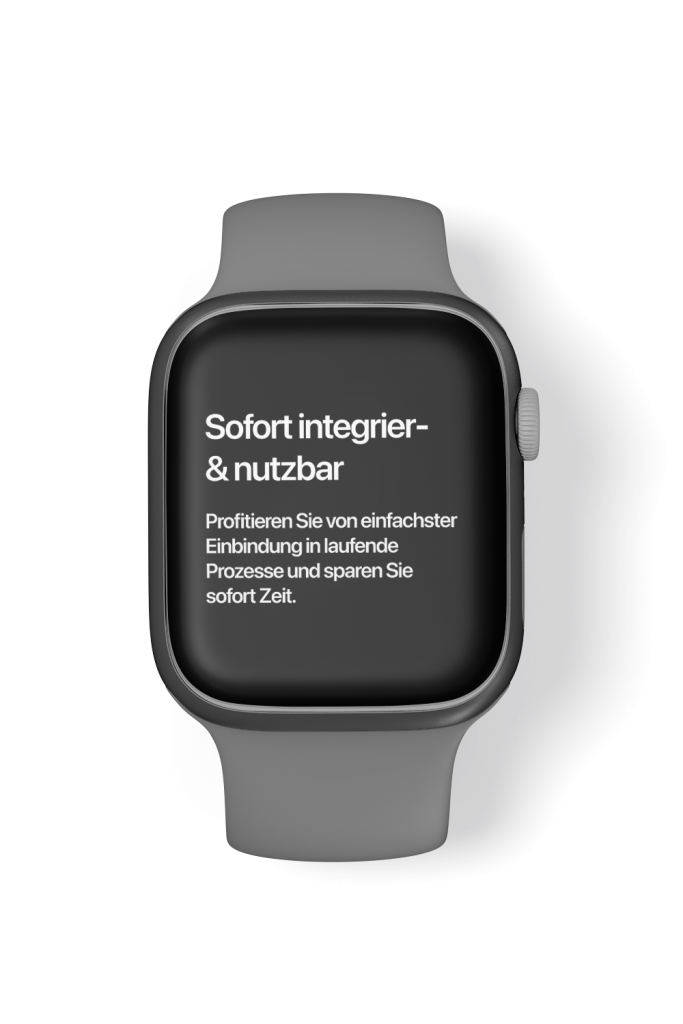 Software sofort integrier- und nutzbar