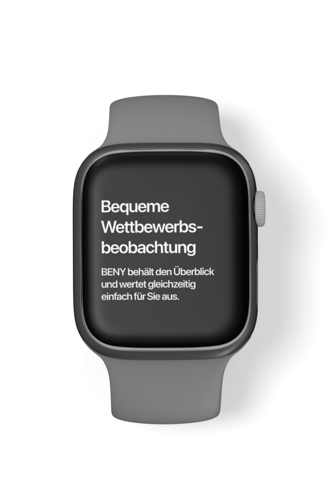 Wettbewerb bequem beobachten